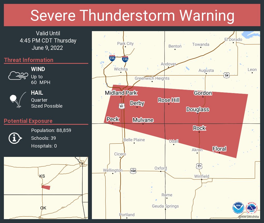 NWS Severe Tstorm on Twitter "Severe Thunderstorm Warning continues