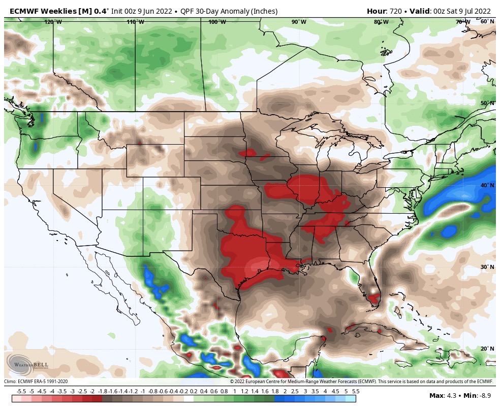 empirewx's tweet photo. Latest European Weeklies are in, and they are not pretty from a precipitation perspective across the belt over the next 30 days. Certainly a lot to break down when it comes to the specifics over the next couple of weeks. https://t.co/nwfcJfdGgI #agwx #oatt https://t.co/RJzc7DgzZr