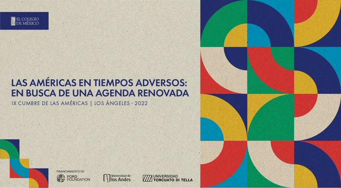 CPolUniandes's tweet photo. La @Uniandes, el @CEIColmex y la @utditellacon, con el apoyo de la @FordFoundation, publicaron el informe “Las Américas en tiempos adversos: en busca de una agenda renovada” presentado en la IX @CumbreAmericas. 

@JmChenou 

Lee el documento aquí: 👇https://t.co/RSbiLoWRtN https://t.co/bEWewfIKUn