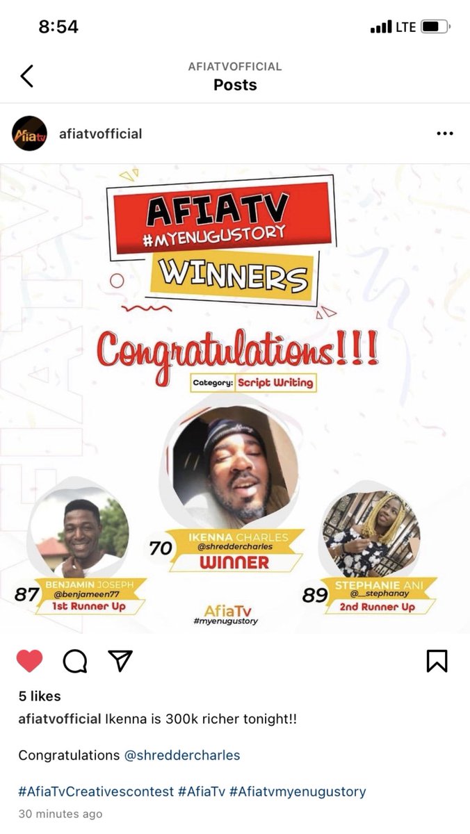 shreddercharles's tweet photo. December 2021 when I won the overall best storyteller in Enugu out of more than 100 contestants in the “Enugu my story contest”. https://t.co/PYjcxAp3KM
