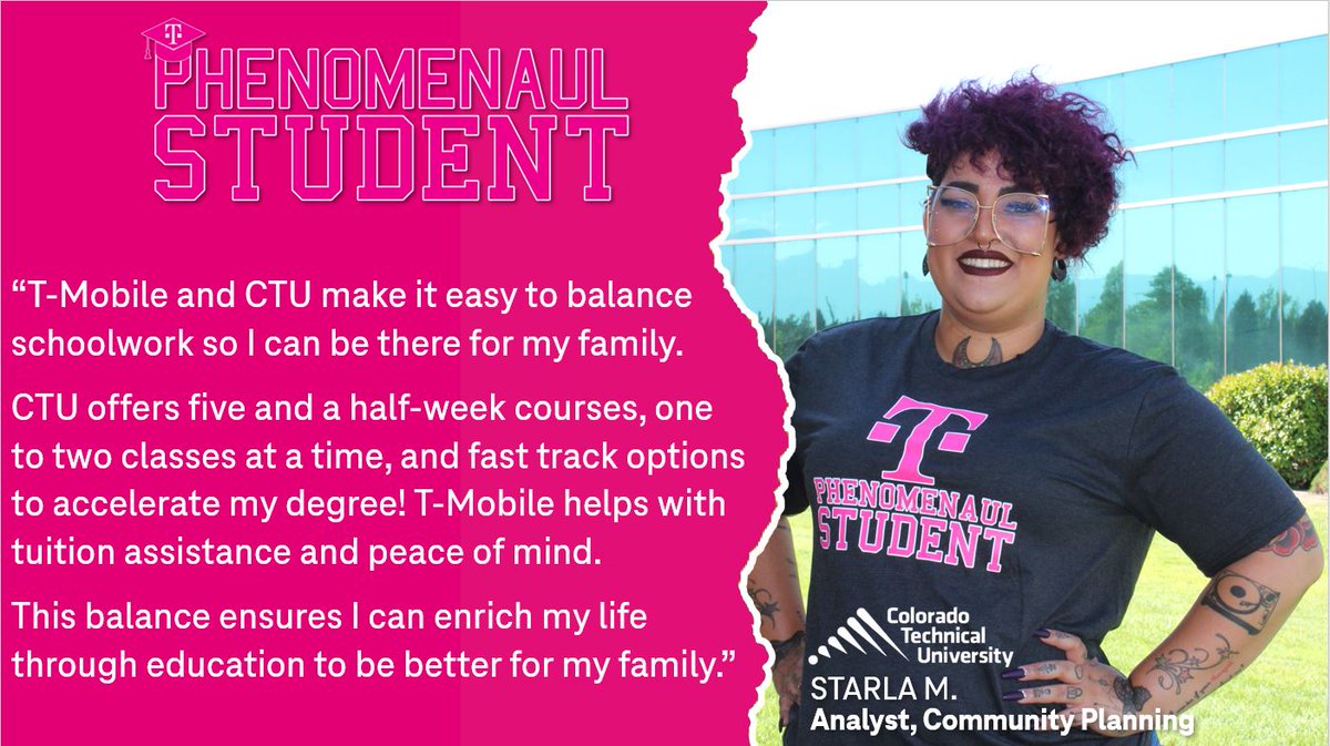 team505menaul's tweet image. Spotlight on PhenoMenaul Student, @MissMagenta505! Starla is a rock star when it comes to balancing work, family and school! 🙌

#phenomenaulstudent #magentaporvida #mostloved
