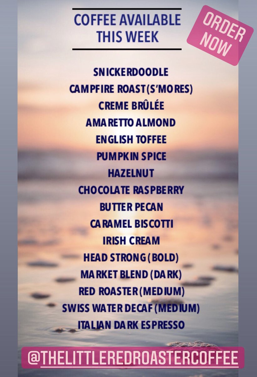 coraliew's tweet image. In case you missed #TheLittleRedRoaster coffee selections for this week.. order now for pick up or delivery ($6) in #ldnont ☕️ It’s #CoffeeTime