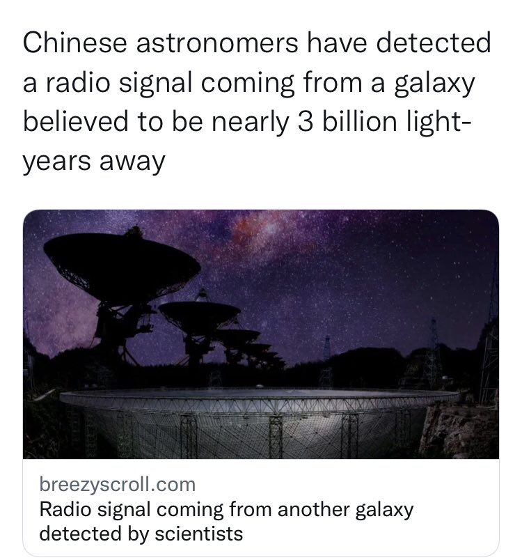 I knew it!!!  After monkey pox we’re getting aliens 😂