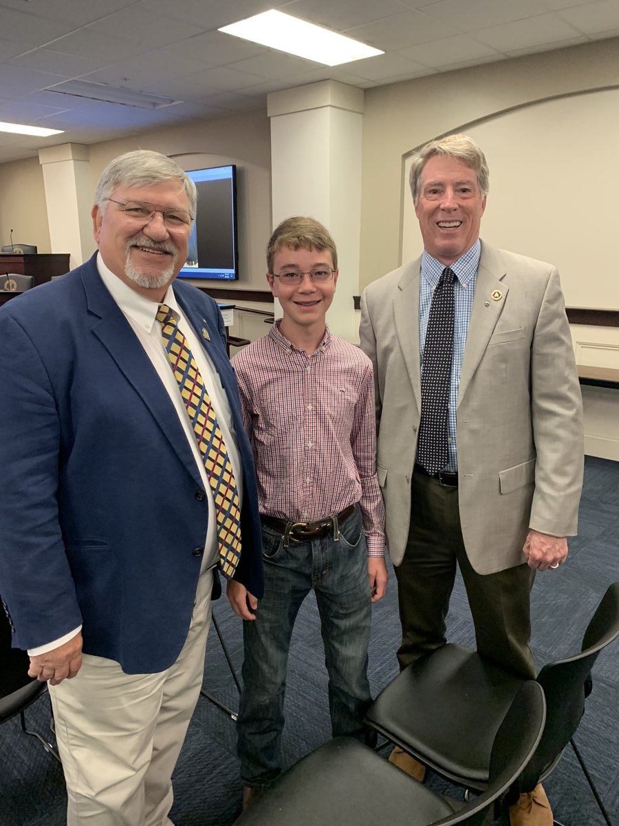 Braden with his former &amp; current State Representatives today at the Joint Agriculture Committee.  

Thankful for <a href="/DanFister56th/">Dan Fister</a> &amp; <a href="/WalkerThomas_KY/">Walker Wood Thomas</a> service on this this committee &amp; proud to have lived in 2 communities (Christian &amp; Woodford) where our Repreaentatives value Ag!
