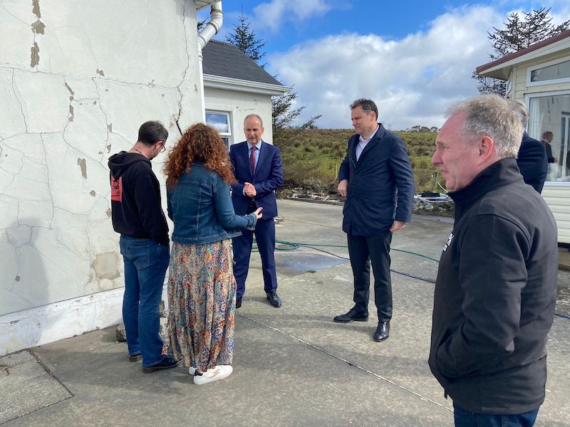 Paddypower1983's tweet image. @MichealMartinTD @McConalogue you both visited this house in Buncrana back in April and promised you would do everything to sort this out and yet we wait, what is it we are waiting for?? #100PercentRedress is all we want #RightThisTime