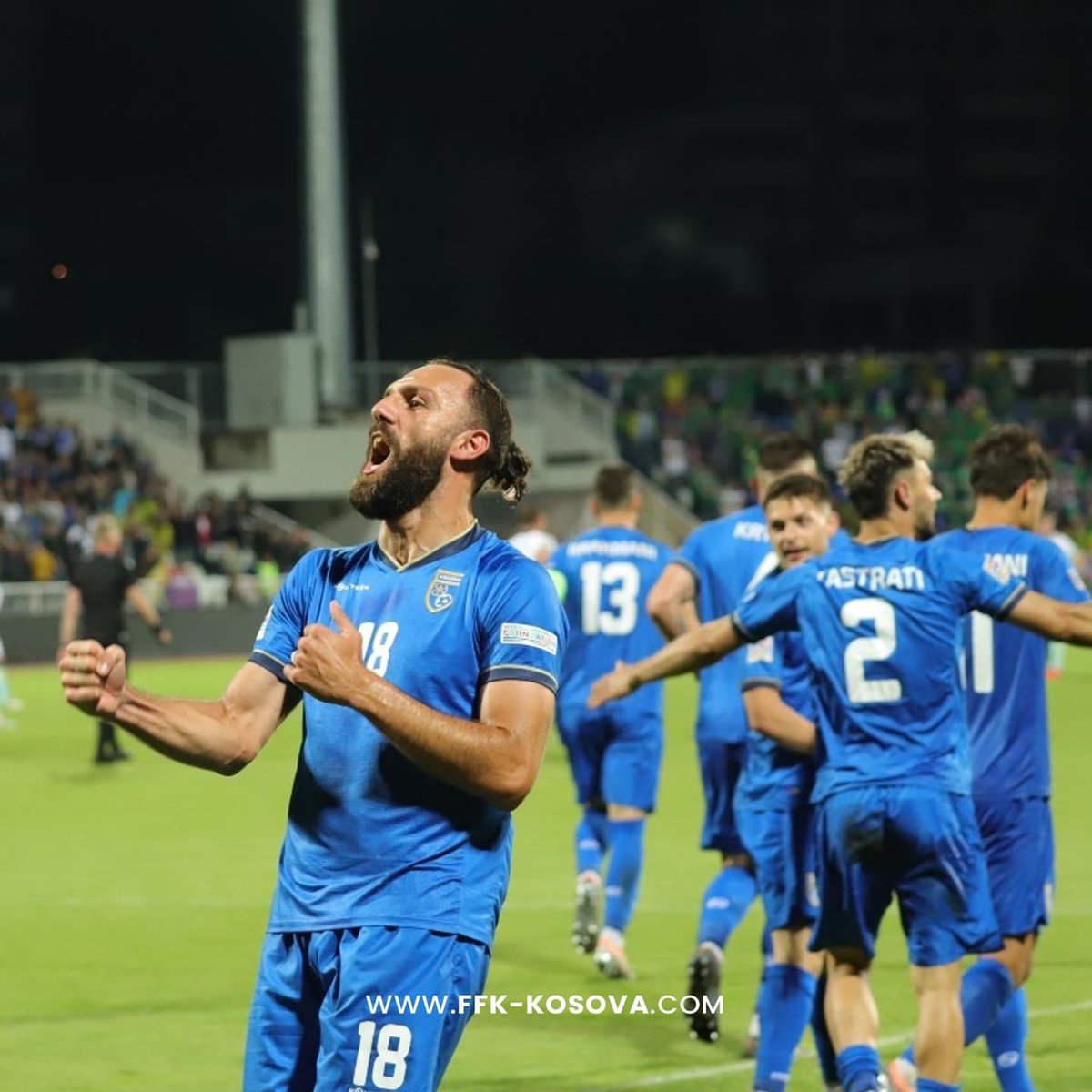 KombetarjaShqip's tweet photo. ๐ฐ โDoctors said that was a bad idea to be in the field tonight, but I decided in the last momentโ
๐ @MuriqiVedat
#KOSNIR ๐ฝ๐ฐ ๐ฌ๐ง | #NationsLeague https://t.co/h5mKHXoFuH