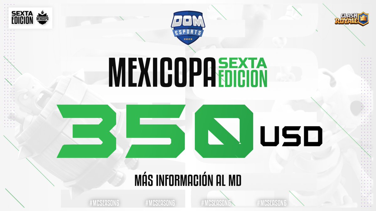MexicopaCR (@mexicopacr) on Twitter photo 🔥SORTEO EN VIVO DE 3 CUPOS PARA MEXICOPA🔥
✅REQUISITOS:
- Dar RT🔁y FAV❤️
- Seguir a @Jonh7CR
- Seguir a <a href="/DOMeSportsBR/">DOM eSports ✨</a>
- Seguir a <a href="/MexicopaCR/">MexicopaCR</a>
⛔TERMINA EL 14DE JUNIO⛔
PATROCINADO POR EL EQUIPO BRASILEÑO DOM ESPORTS. 🔥SORTEO EN VIVO DE 3 CUPOS PARA MEXICOPA🔥
✅REQUISITOS:
- Dar RT🔁y FAV❤️
- Seguir a @Jonh7CR
- Seguir a <a href="/DOMeSportsBR/">DOM eSports ✨</a>
- Seguir a <a href="/MexicopaCR/">MexicopaCR</a>
⛔TERMINA EL 14DE JUNIO⛔
PATROCINADO POR EL EQUIPO BRASILEÑO DOM ESPORTS.