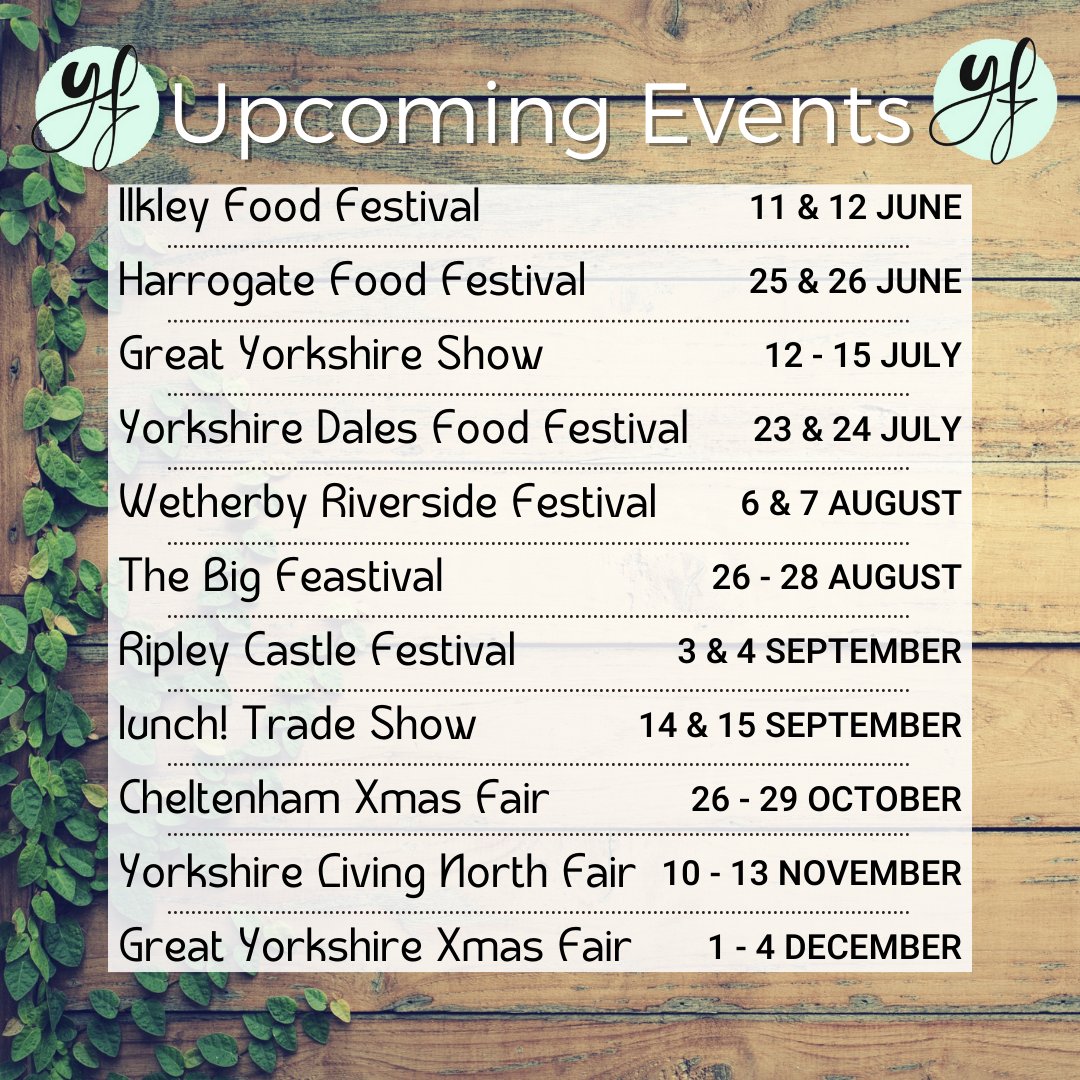 🚨 UPCOMING #YorkshireFlapjack EVENTS! 🚨