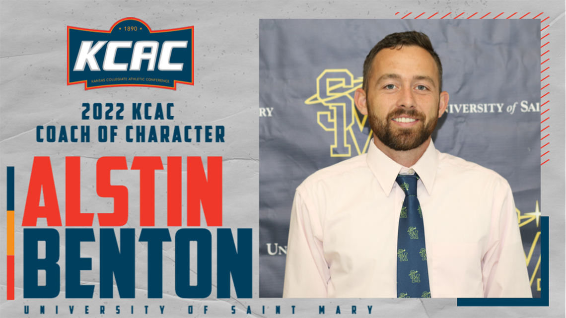 kcacsports's tweet photo. Alstin Benton of @USM_Athletics has been named the 2022 KCAC Coach of Character! https://t.co/EFsdnQAcNV

All KCAC Champions of Character Awards are presented by @IMAfinancial and @DissingerReed. https://t.co/LFC65UPSEk