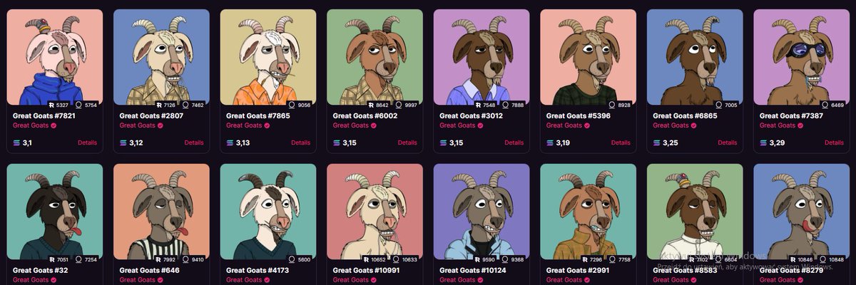 If this Tweet hit 50 retweets in 24H i will buy next <a href="/GreatGoatsNFT/">Great Goats</a>😎🤝 are there goats still #GOATISH ?