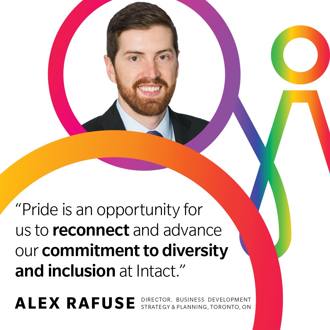 IntactInsurance's tweet photo. At Intact, we are celebrating & reconnecting for #Pride2022. Alex Rafuse & the ON region Intact Pride Network see this year as an opportunity to reignite people’s passion for DEI initiatives & ensure Intact continues to be a welcoming & inclusive environment.
#Pride #myIntact 🏳️🌈 https://t.co/o9a1JhgUBH
