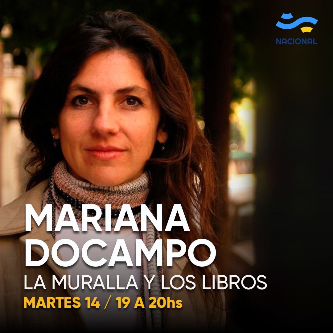 El martes en <a href="/lamurallabnmm/">lamurallayloslibros</a>: 
👉Mariana Docampo presenta su novela "Estrella negra". 
👉Esteban Bitesnik anticipa la muestra “Infieles” del Museo del libro y de la lengua.
👉Lecturas intervenidas: Luisa Valenzuela. 
De 19 a 20 hs por @nacionalam870 #LaMuralla20Años
