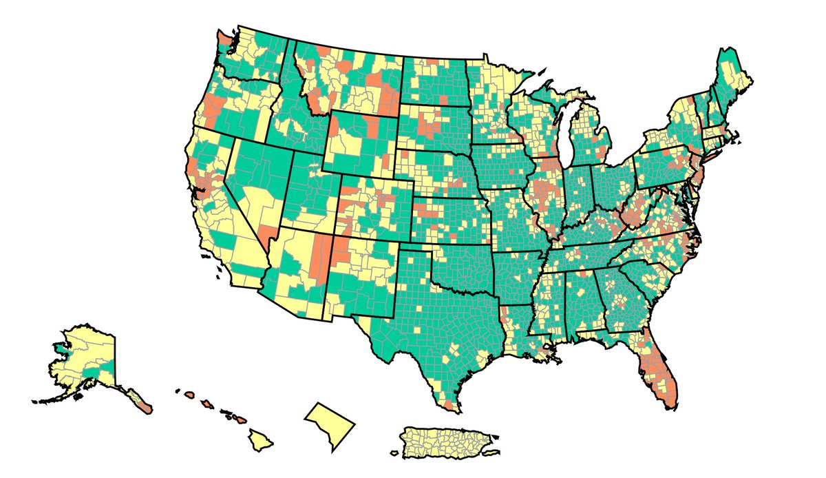 wsbgnl's tweet image. New CDC “community levels” are out

Under the pre-Feb 25th guidance, universal indoor masking would be recommended in 90% of counties. Under the new guidance, universal indoor masking is recommended in 10% of counties.

covid.cdc.gov/covid-data-tra…