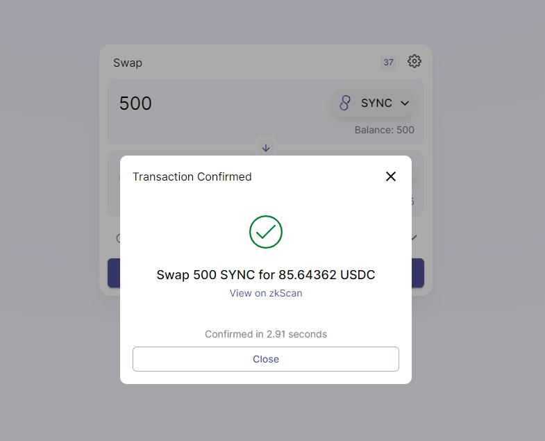 #L222 #zkSync #Layer2 #ZKRollup #testnet #Ethereum #DeFi Join discord: discord.com/invite/6zy2c9Y…