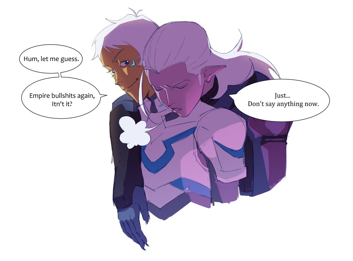 YantangW's tweet photo. Power Couple
(Altean Knight Lance &amp; Galra Emperor Lotor, not sure how to tag this ship... )
#Voltron #Lancelot #Fanarts https://t.co/0QfiUXbyi0