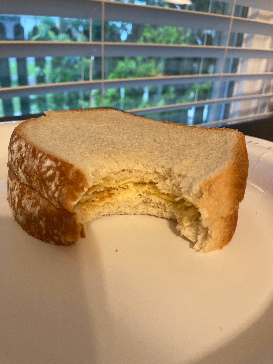 I’m sending this photo of a cheese and onion flavored Tayto crisp sandwich to Sinn Fein HQ. If Mary Lou McDonald  doesn’t help me when I seek asylum after the 2024 election, I don’t know that  I can keep buying things from the Sinn Fein bookshop. <a href="/ambers196524/">Anne-Marie M</a>