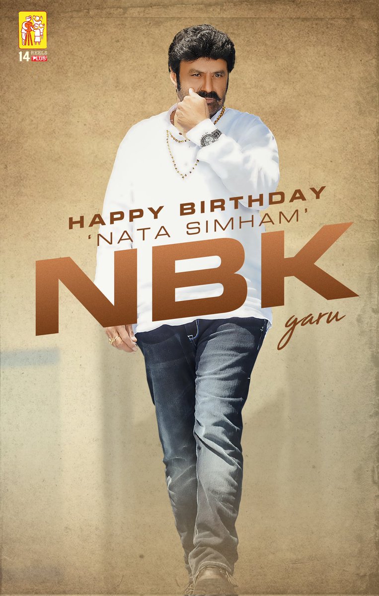 Wishing NATASIMHAM #NandamuriBalakrishna garu a Blockbuster Birthday 💥💥 #HBDGodOfMassesNBK