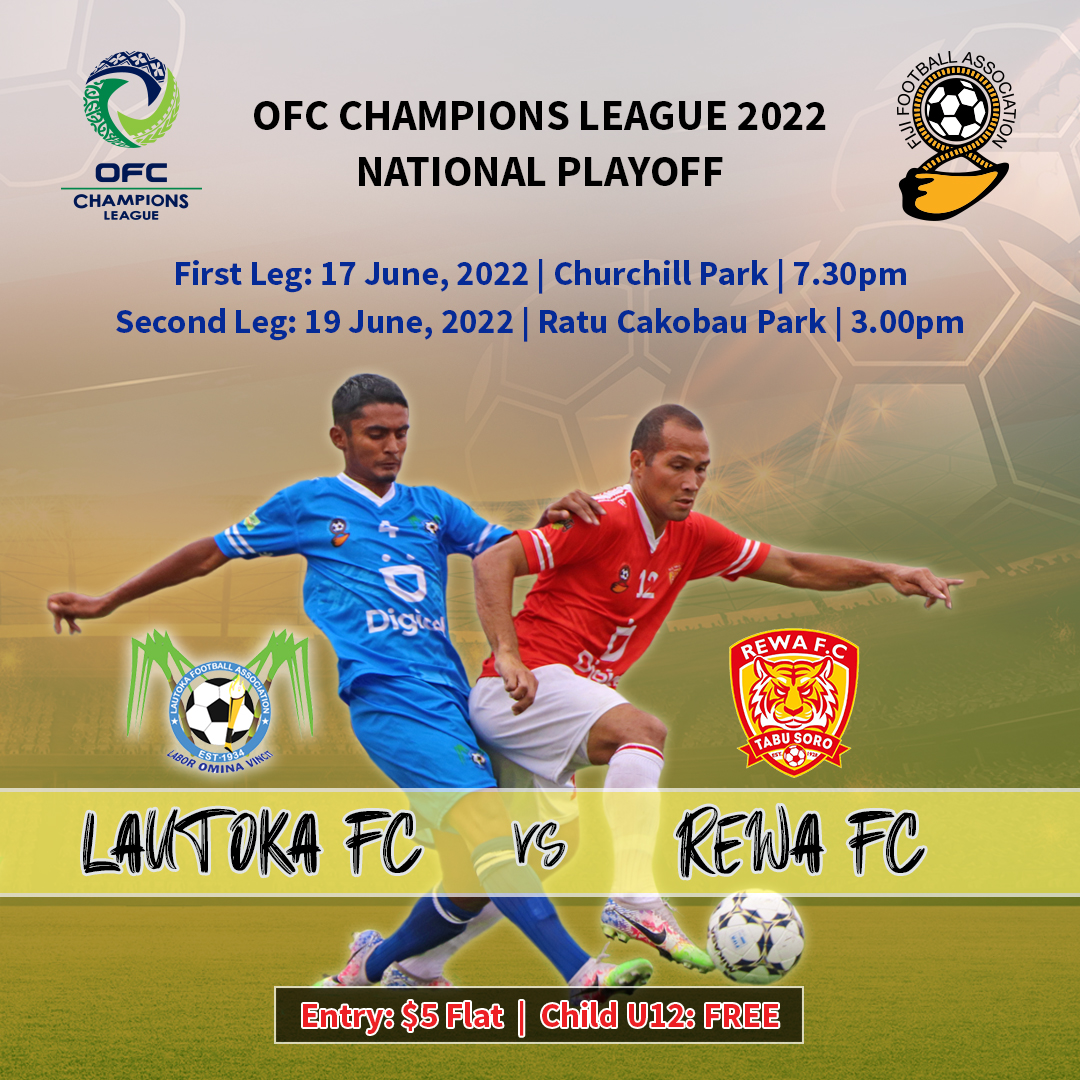 FijiFootball_'s tweet photo. OFC PLAYOFF | The OFC Champions League National Playoff is set for next week with the Blues hosting the first leg while the Delta Tigers host the return leg.
#FijiFootball #OFCChampionsLeague #NationalPlayoff #LautokaFC #RewaFC https://t.co/UyDI0SdvZ2