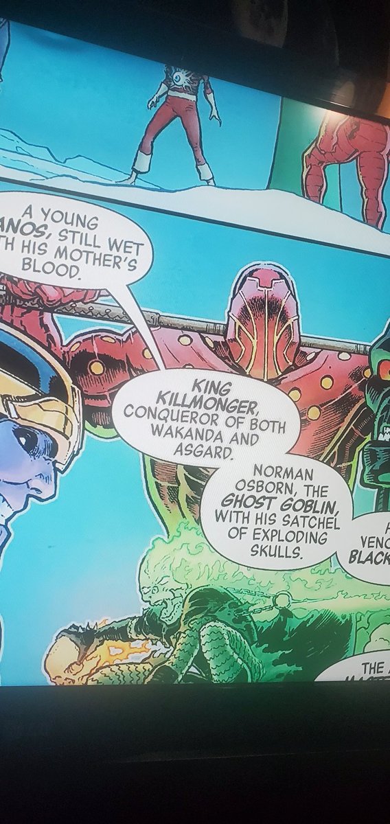 JoExpansion's tweet photo. Yooo new Avengers comic going nuts #kingkillmonger #avengers https://t.co/SUCToZ2hu1