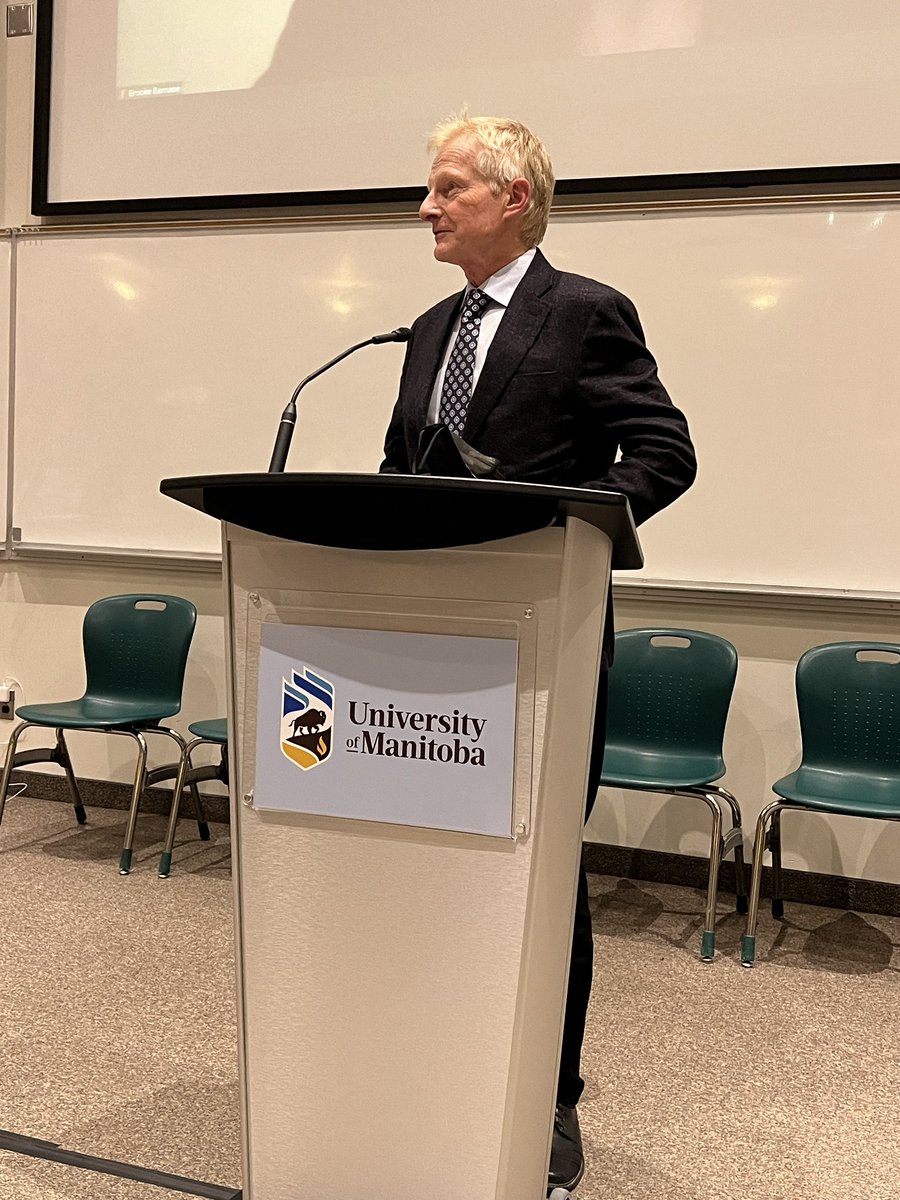 Teacher of the Year, as selected by the second year Diploma students, goes to Martin Entz from the Department of Plant Science. #umanitoba2022