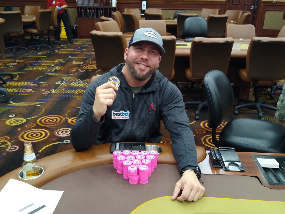 SPPokr's tweet photo. With our biggest turnout, we congratulate the finalists in the multi day NLH!! They agreed to chop the remaining prize pool with Charles taking top honors as chip leader!! #multidayevent South Point Hotel, Casino & Spa https://t.co/wJm7AlB60Y