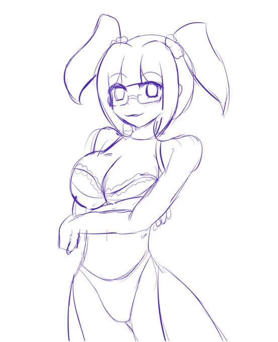 ラフが多かった
#線だけでフォロワーさんを惚れさせる 