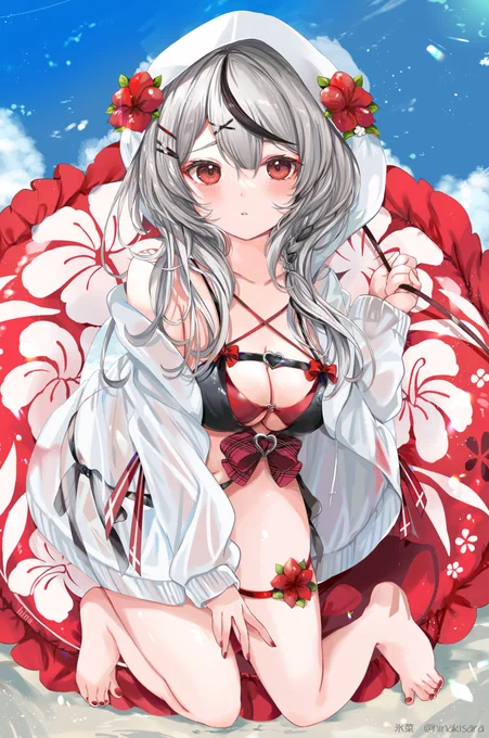 水着クロヱ #沙花叉クロヱ #ホロライブ https://t.co/L2Iwuh1n58 