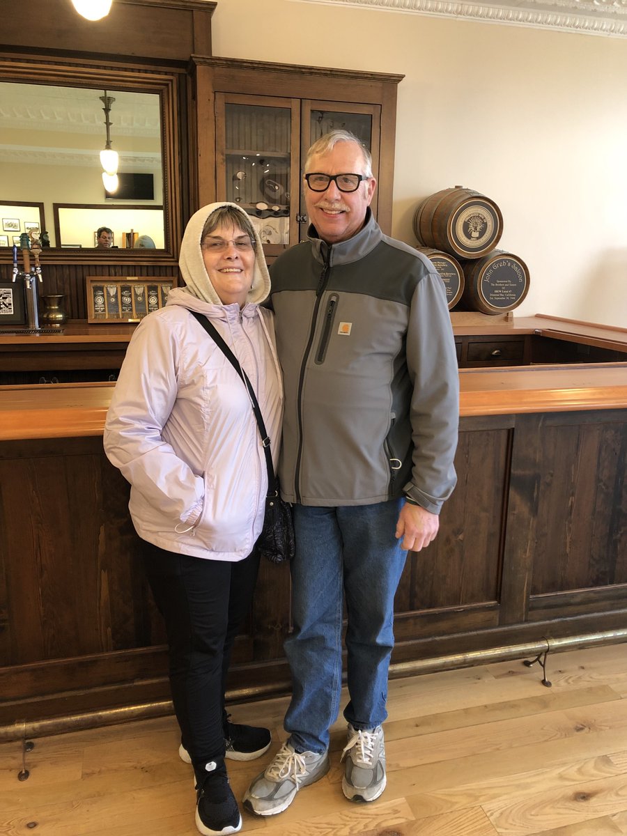 Brother David Peterson and his wife Jan, <a href="/IbewLocal46/">IBEWLocal46</a>, Kent, Washington.