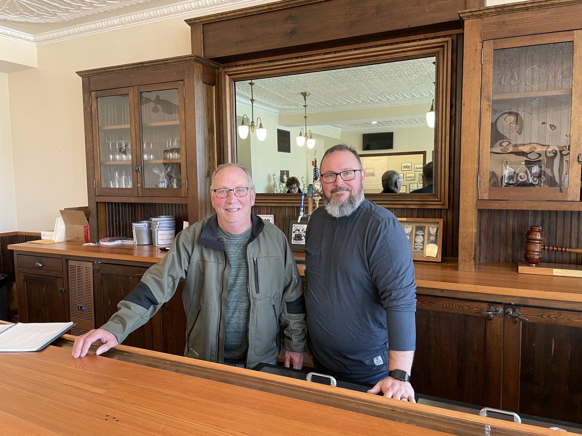 Brother David Ellis (left) and his son, Brother Erron Ellis, <a href="/IBEWLocal531/">IBEW Local 531</a>, LaPorte, Indiana.