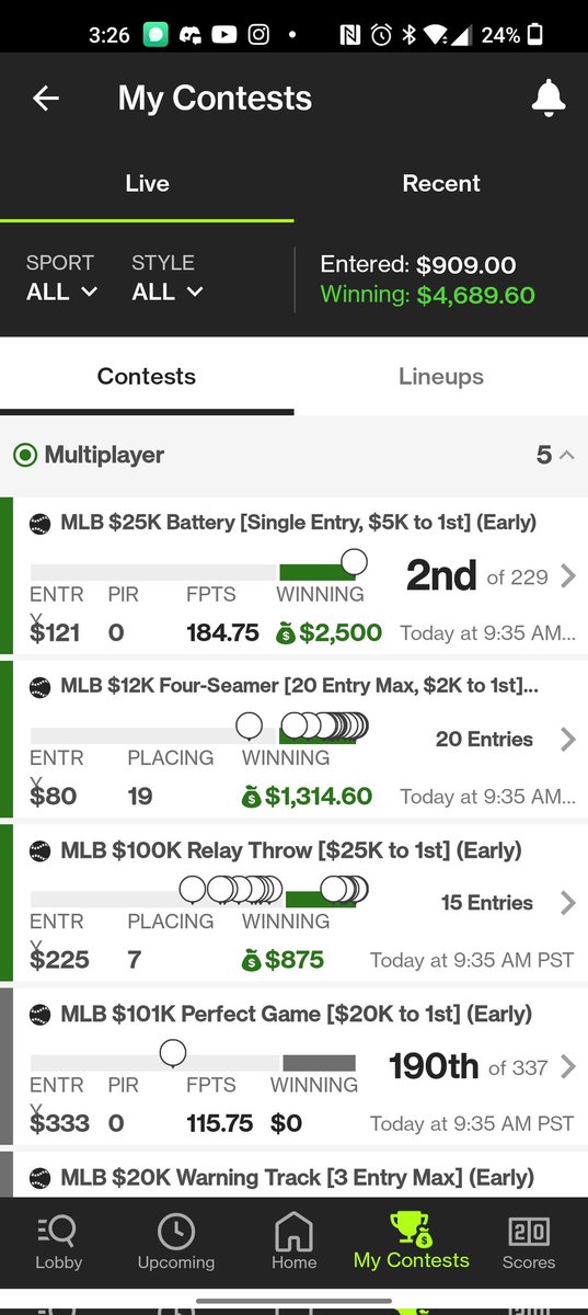 rrod133's tweet photo. #goodmorning #dk #rotogrinders https://t.co/O8NebXzxsx