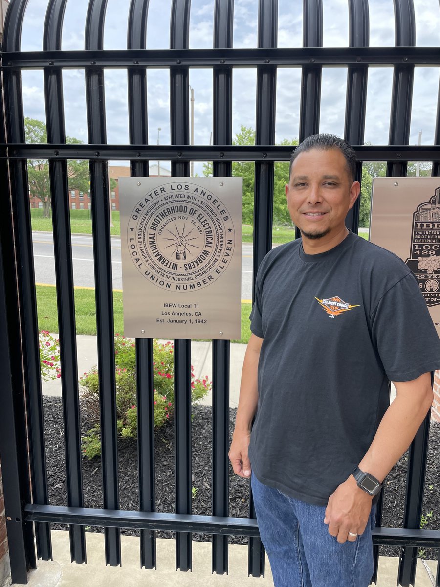 Brother Steve Aceves, <a href="/IBEWlocal11/">IBEW 11</a>, Los Angeles, California.