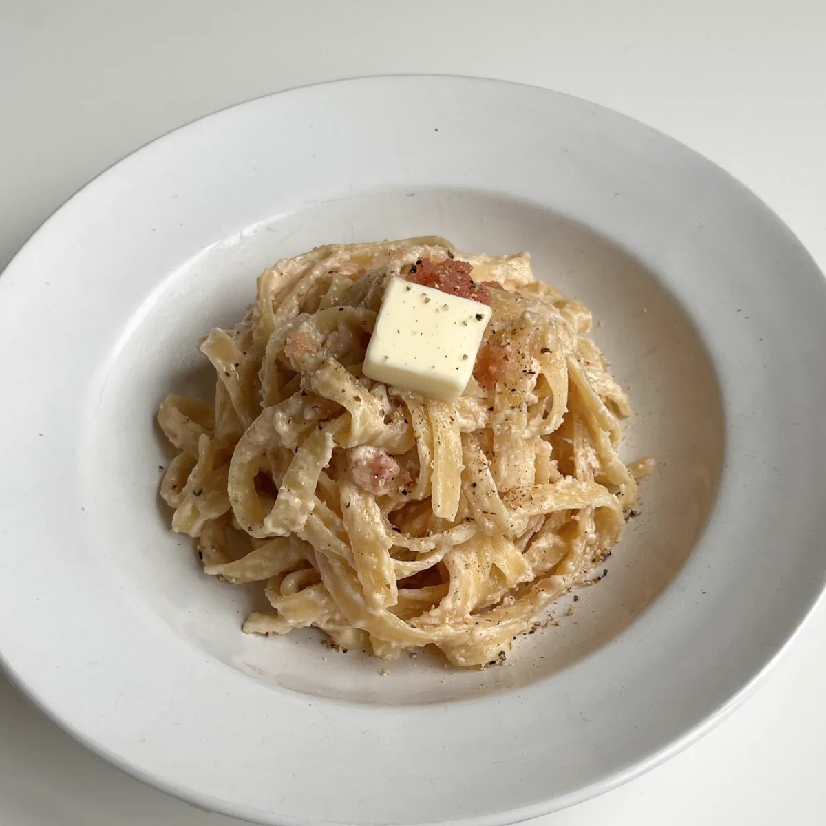 フライパンひとつで作れる！♪『やみつき明太クリームパスタ』