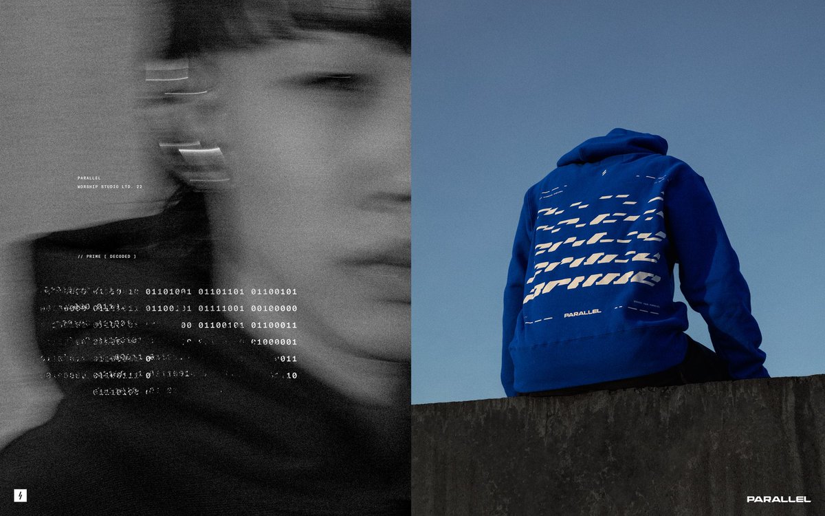 PRIME [ DECODED ]. First <a href="/ParallelNFT/">-</a> x <a href="/studioworship/">WORSHIP</a> merch collaboration: Prime Key pullover hoodies. Shipping soon to PK holders. More images/info coming in thread below.
