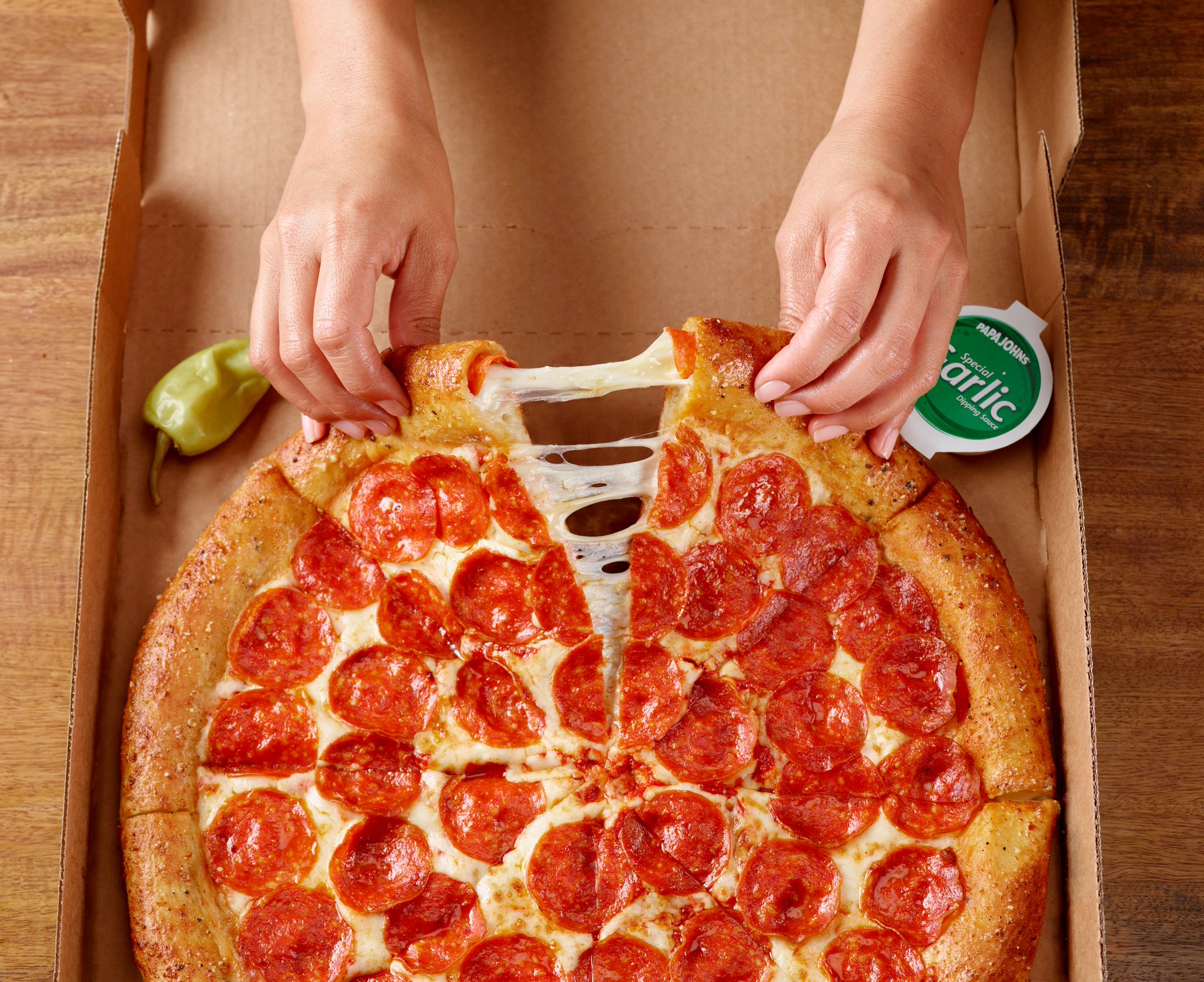 Papa Johns Delights Fans of #1 Pizza Topping With New Epic  Pepperoni-Stuffed Crust Pizza