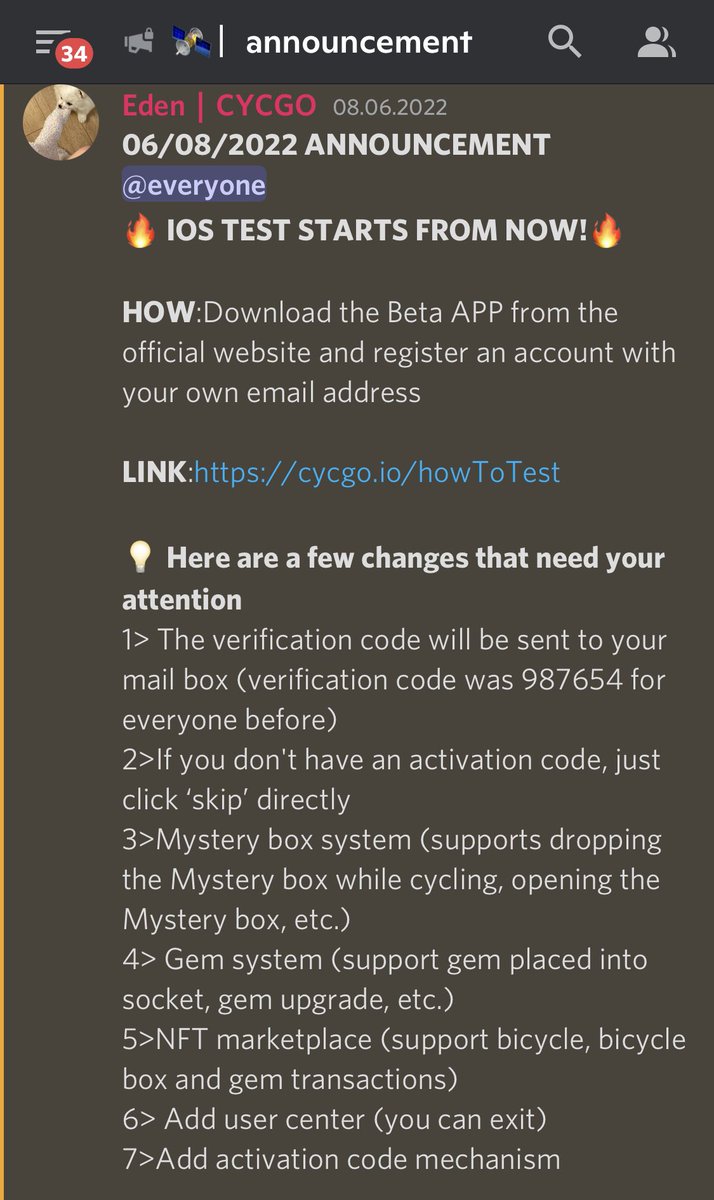 s_NeS_h's tweet photo. #CycGo #CycGo_M2E #BetaTest
for #Everyone is live now! π΄ββοΈπ€©
#AppActivationCode: 41529566
Discord #InviteLink π
https://t.co/0kYeC9QZMT
@jaflores2015gm1 @FAHAD961982 @iamLK22 @AK38164885 https://t.co/MBpvA2hFyR