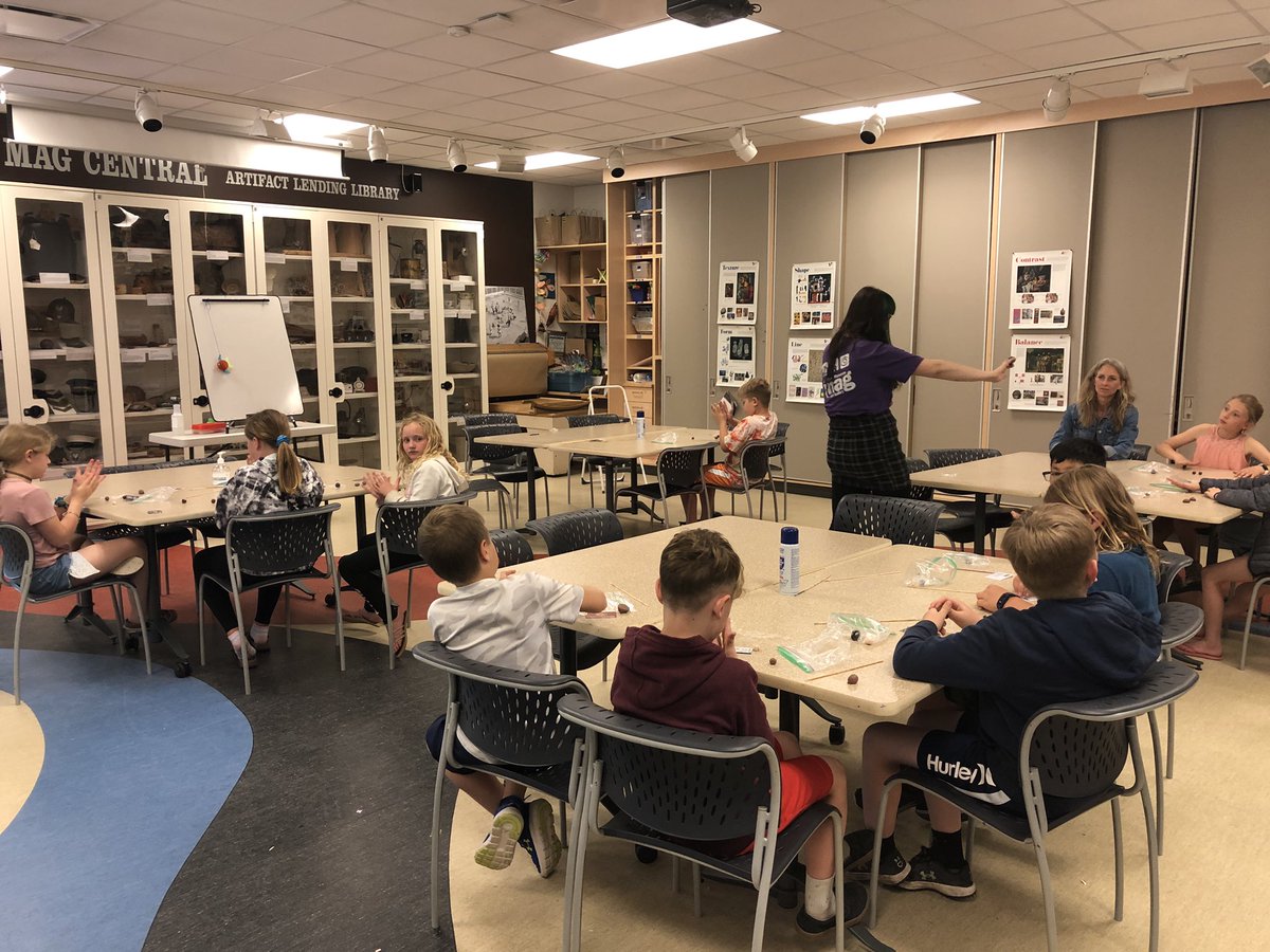 Great time @RedDeerMuseum for our Grade 4 field trip today.  Learned lots, created some art and had a great time!!!