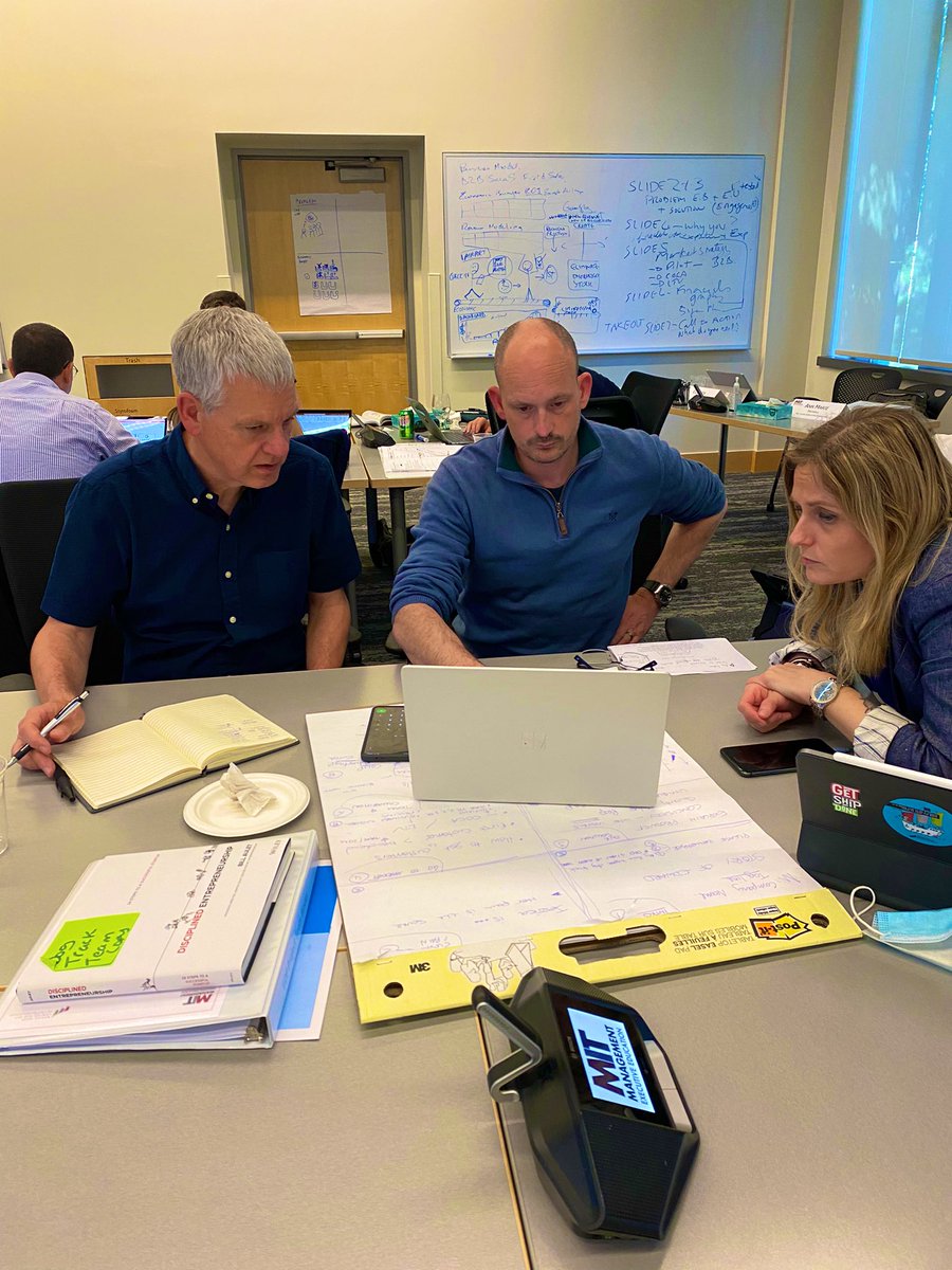 adelecatalyst's tweet photo. Coaching sessions in full flow @MITSloanExecEd  #mitedp #thefinalcountdown https://t.co/hVu1jLy89m