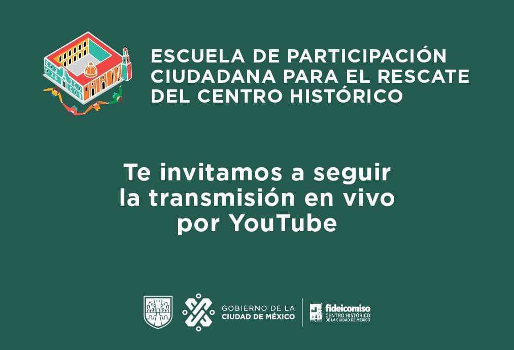 Centro_CDMX's tweet photo. #FCHCMInforma
En punto de las seis de la tarde no te pierdas la sesión del segundo módulo de la Escuela de Participación Ciudadana para el Rescate del Centro Histórico por nuestro canal de #YouTube.
Tema de hoy: Introducción
👉 https://t.co/1odk7GUSLa https://t.co/qUGX48MYWZ