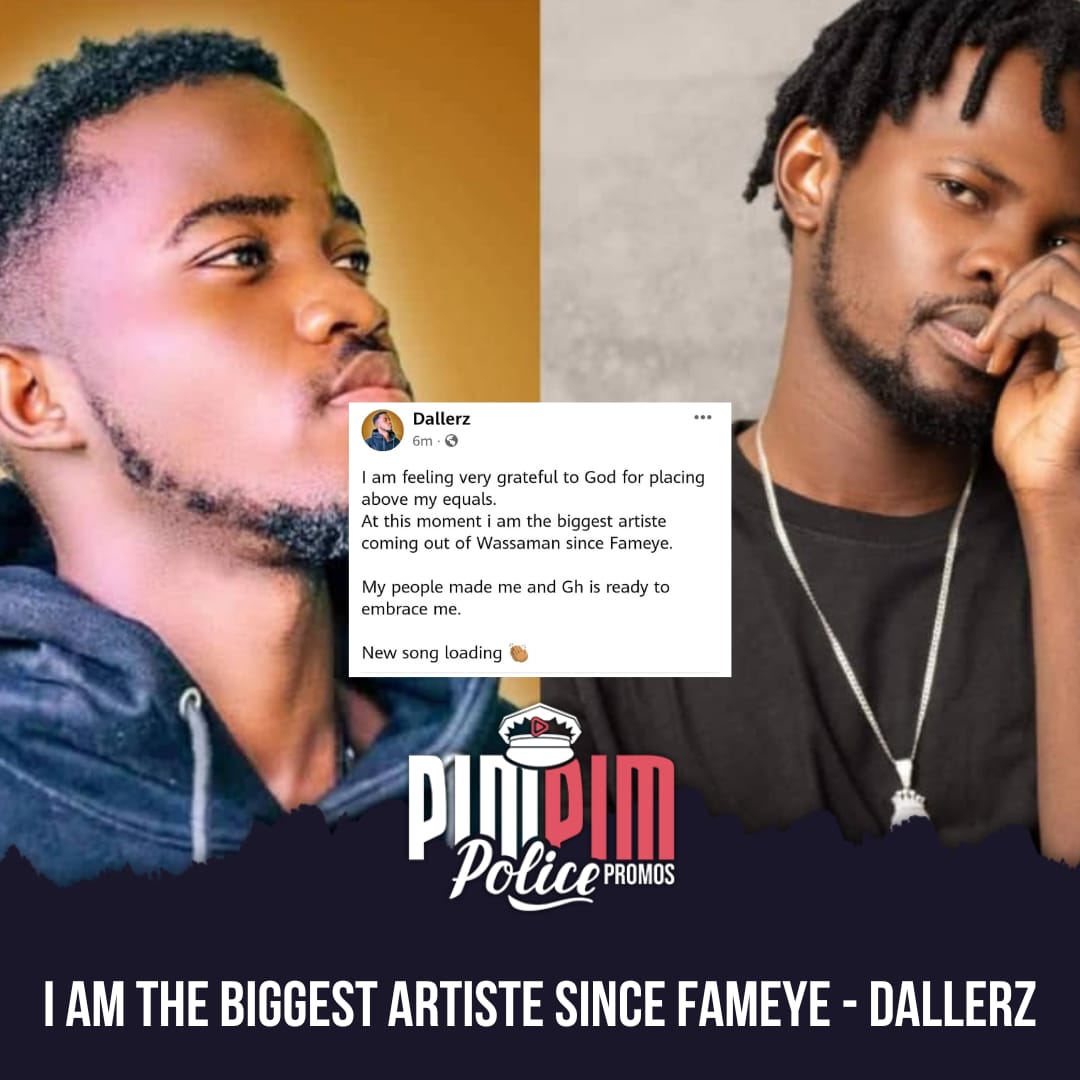 youngprsweb's tweet photo. I am the biggest artiste Since @Fameye - Dallerz
https://t.co/PNrU6sGVfr https://t.co/EIE45TpSvP