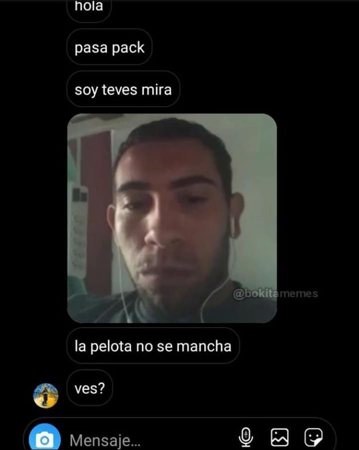 la pelota no se mancha