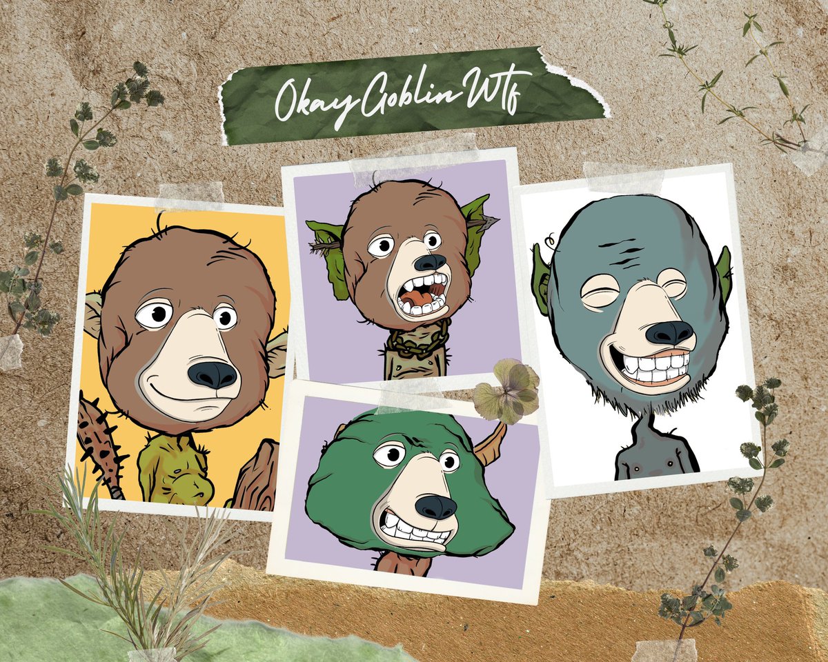 #okaygoblinwtf Taking off the world🚨

Giving away 30 WL spots

1. Like and RT
2. Follow us
3. Tag friends 

8 hrs 

#goblintownwtf
#OkayBears #trolltownwtf