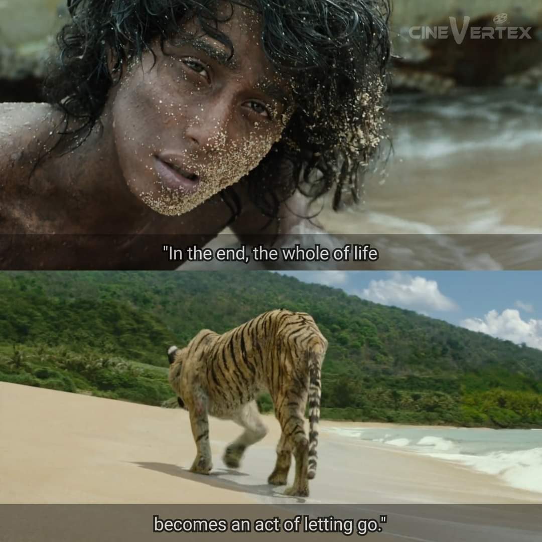 ErickWaffle's tweet photo. "Al final, toda la vida se convierte en un acto de dejar ir".

 🎞 La vida de Pi (2012) https://t.co/wKPm8mMaxQ