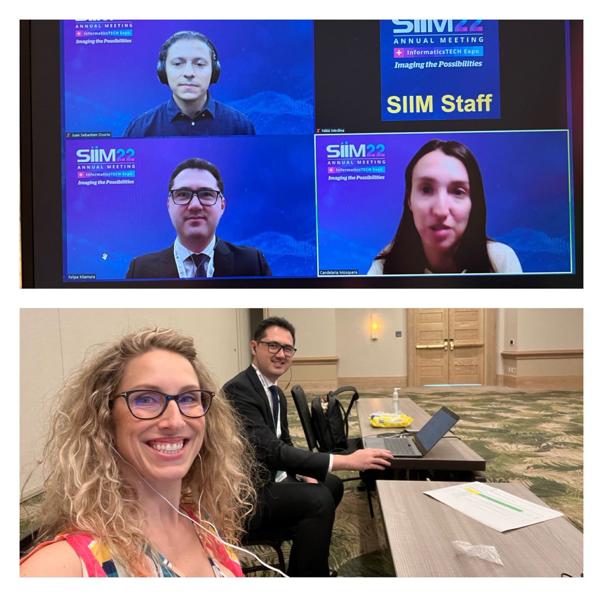 nikkifromnova's tweet photo. From the #Andes to the #Amazon to #Kissimmee #Florida - #SIIM22 is bringing #ImagingInformaticists from around the globe to learn from each other. @FelipeKitamura @JS_Osorio @cande_mosq https://t.co/xVt2KEhkFm