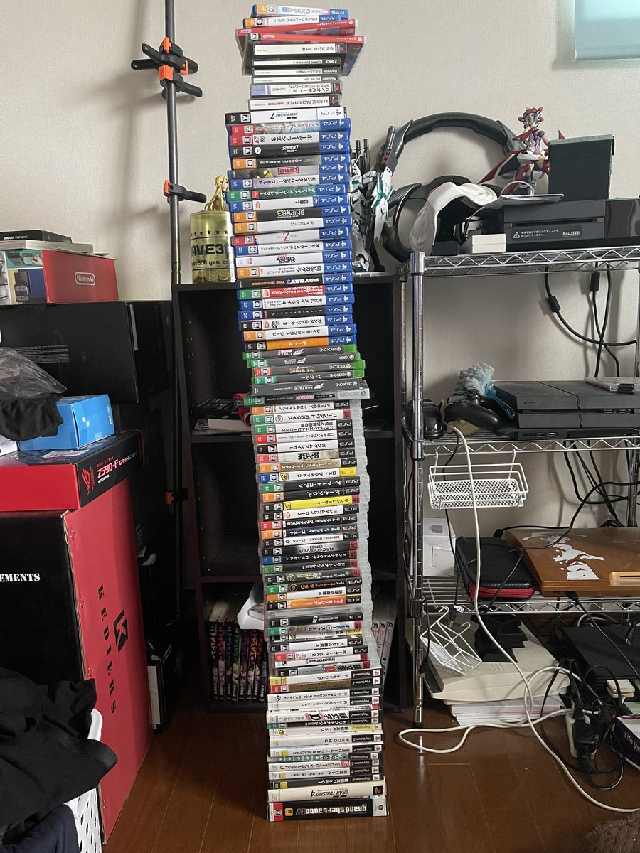 DAI_RX7's tweet photo. ほぼ未クリアのゲーム達 https://t.co/ItG6ZKpXb5