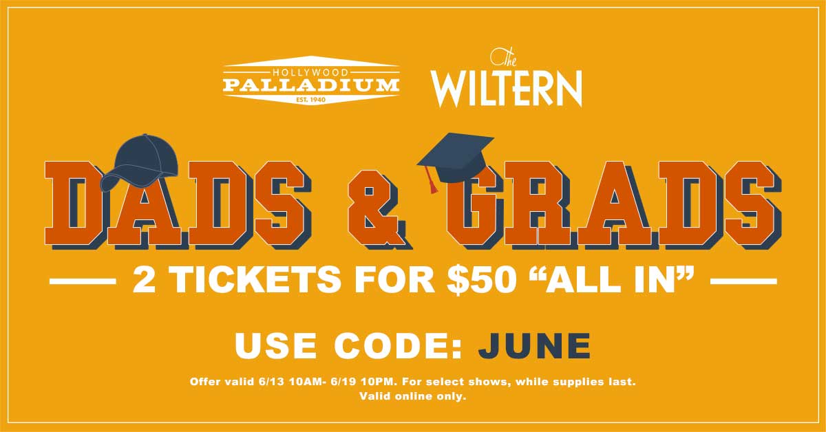 Live Nation L.A. on Twitter "👔 DADS AND GRADS SPECIAL OFFER 🎓 With