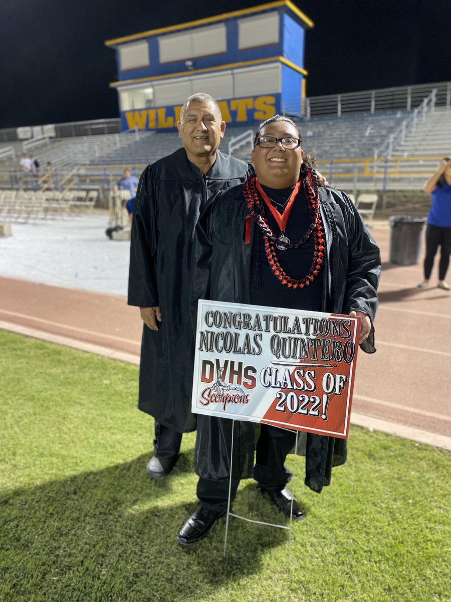 Nick was one of 94 graduates from Desert Valley High School last night. Congratulations Scorpions 👏🏻👏🏻