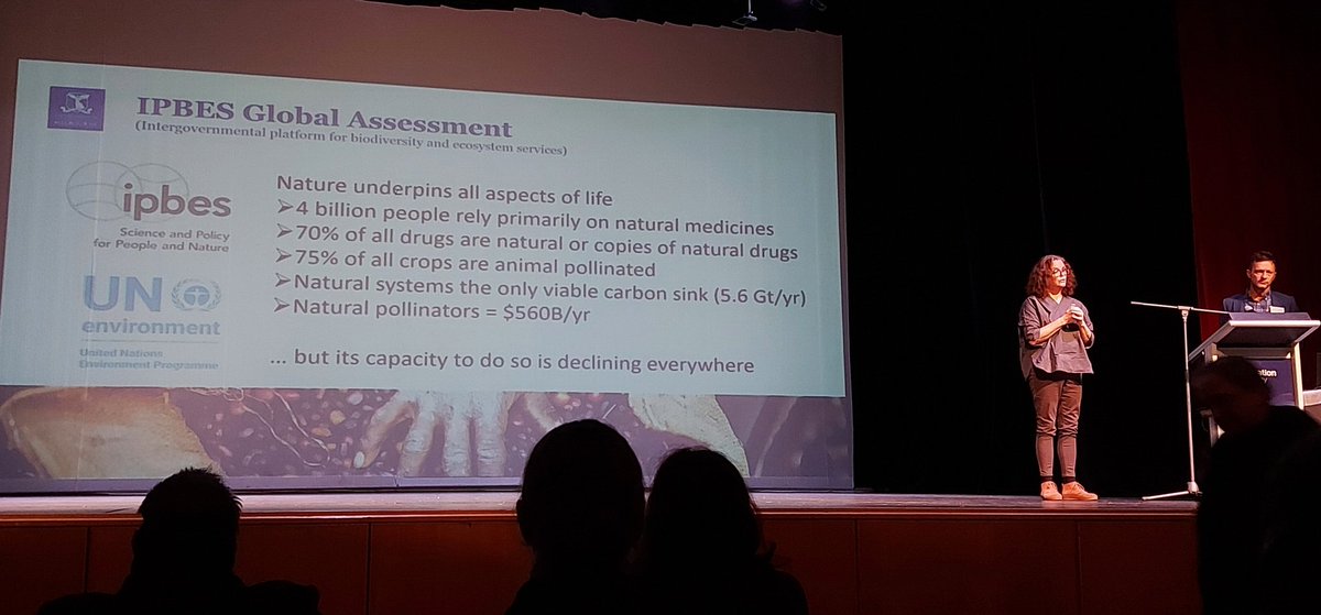 Sobering figures from the IPBES report presented @BrenWintle to open the Biodiversity across the borders conference today
#BXB22