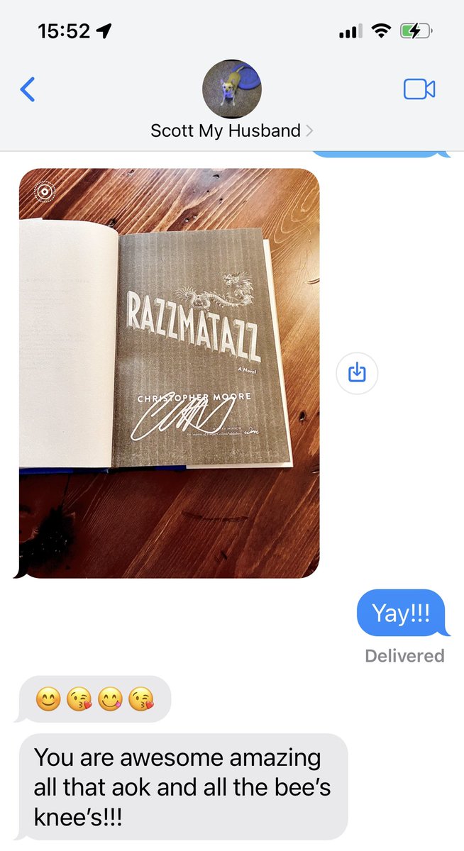 How to buy a @TheAuthorGuy book: 1. Order on Amazon pre-sale the day it’s announced. 2. Cancel that and order the signed first edition the day that is announced. 3. Order the kindle version so no one actually reads the signed one. 4. Surprise the husband. 5. Get a sweet text.