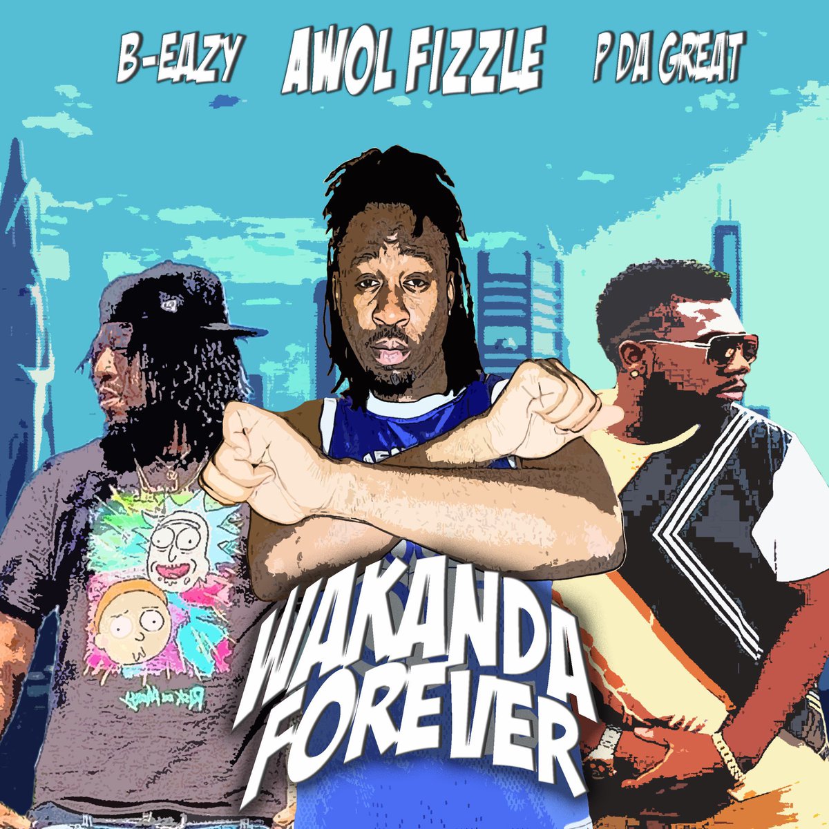 EazyTheUnderdog's tweet photo. #NewMusic from @awolfizzle, @PDaGreatOne and myself dropping at midnight‼️ Be on the lookout for “Wakanda Forever”💪🏾
#WakandaForever #Chicago #Variants #WeAllYouNot #HipHop #Rap #Bars #TripleThreat #Like #Share https://t.co/4SqEamknre