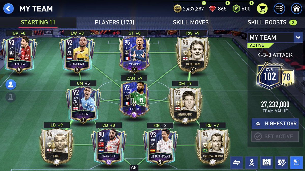 SniedzePatriks's tweet photo. Any suggestions for my team? #fifamobile22 #FIFA https://t.co/5h7DkUfoPS